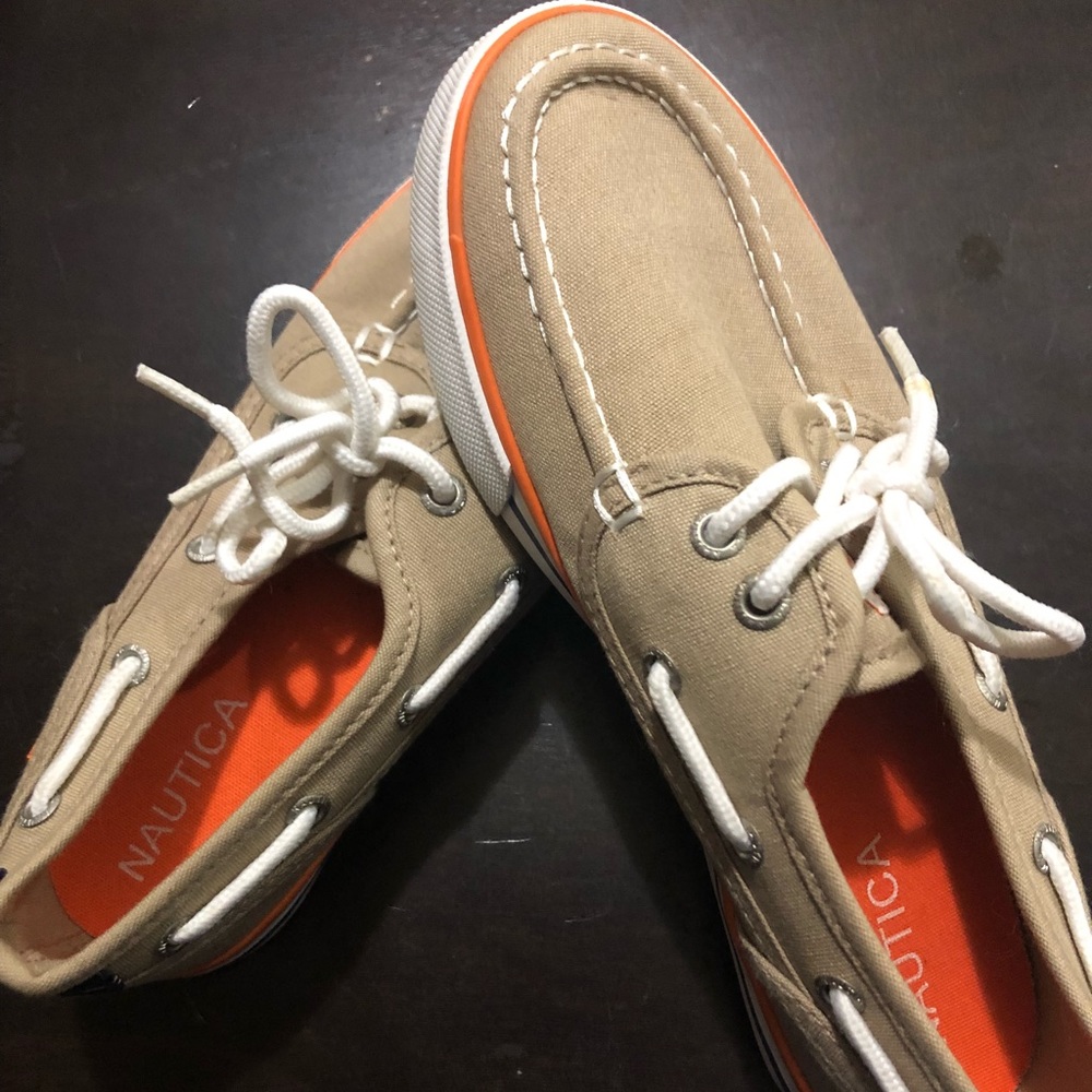 Boys Nautica boat shoes